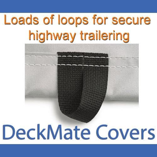 14' - 16' Pontoon Boat Cover 600D Polyester W5149