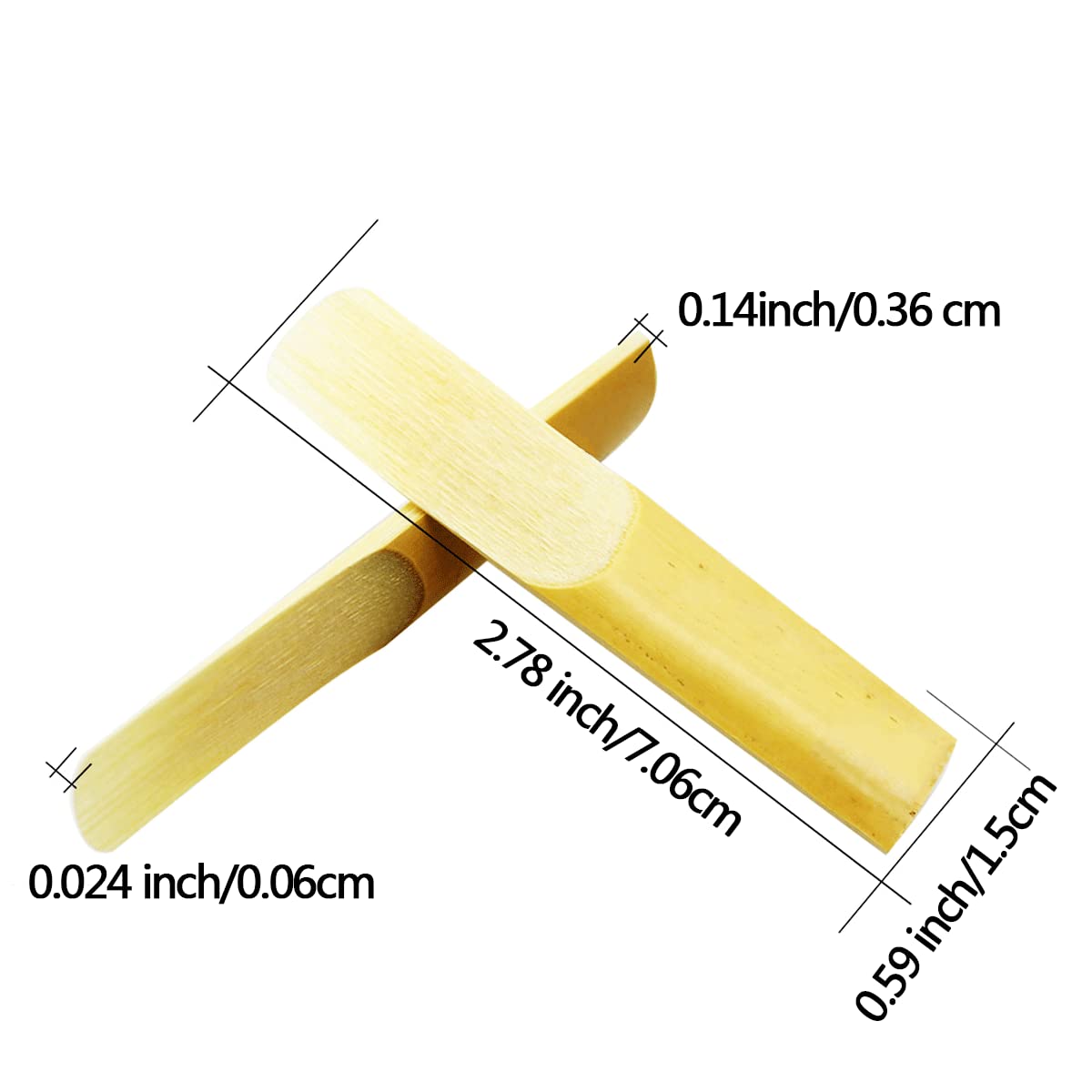 Alto Saxophone Reeds 30pcs Strength 2.5 E89786