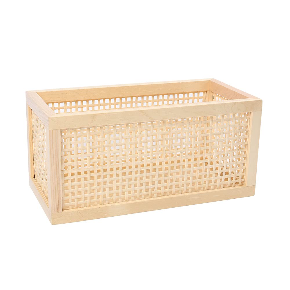 Rectangular Rattan Woven Storage Basket N46610