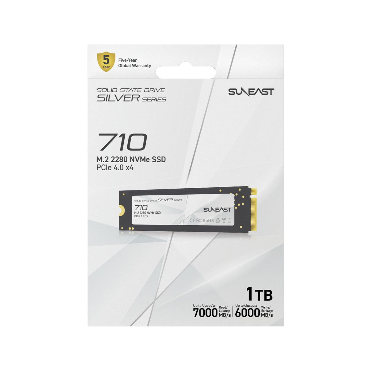 1TB M.2 2280 PCIe4.0 NVMe Internal SSD Z69382