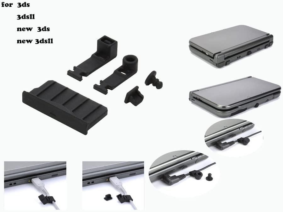 Black Silicone Dust Plug for 3DS C851