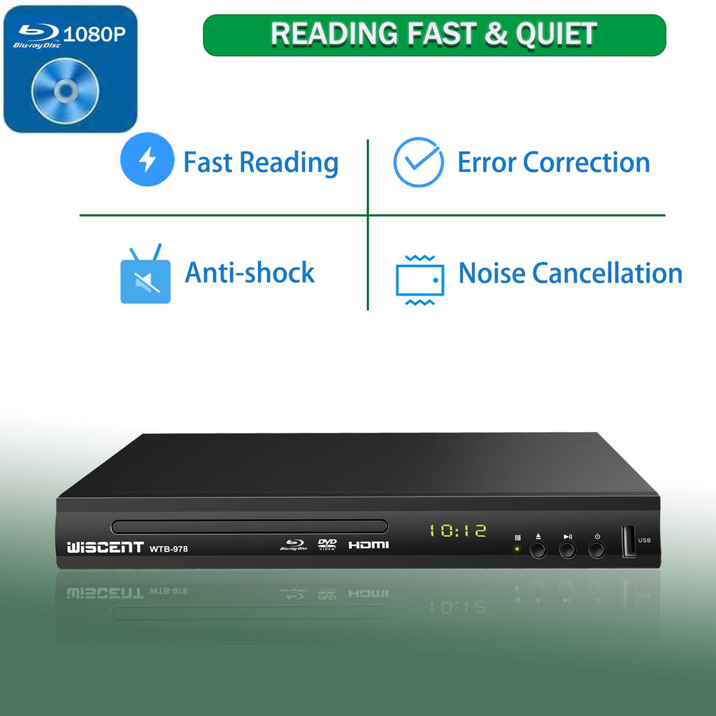 Blu Ray DVD Player Full HD 1080p Region A/1 A370