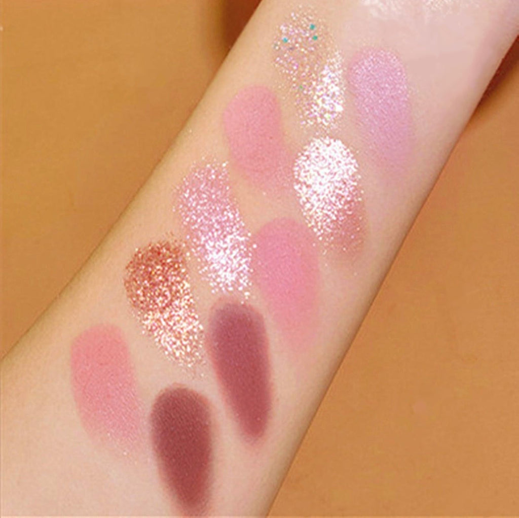 10 Colors Matte Glitter Shimmer Eyeshadow Palette P322012