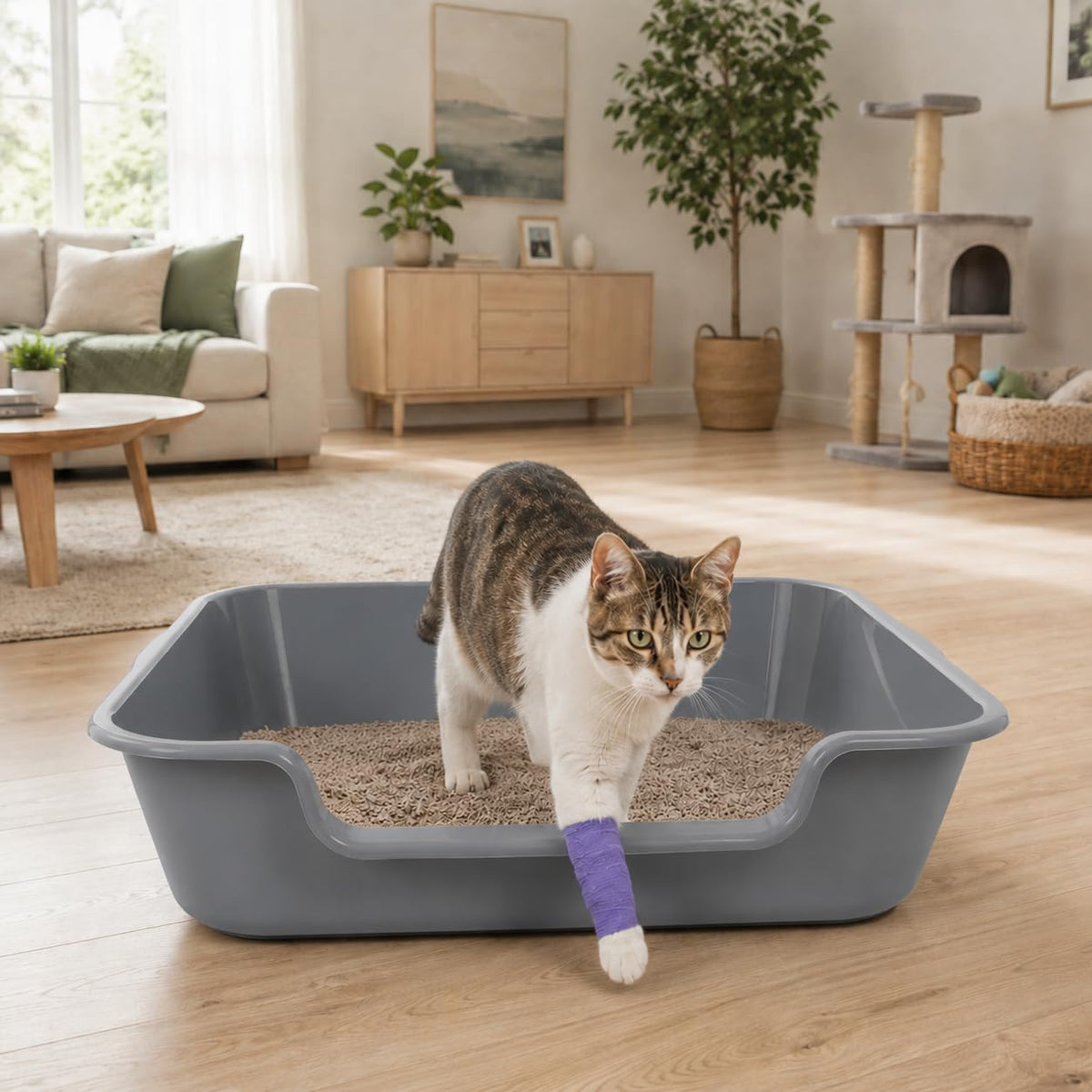Extra Large Low Entry Cat Litter Box O71370