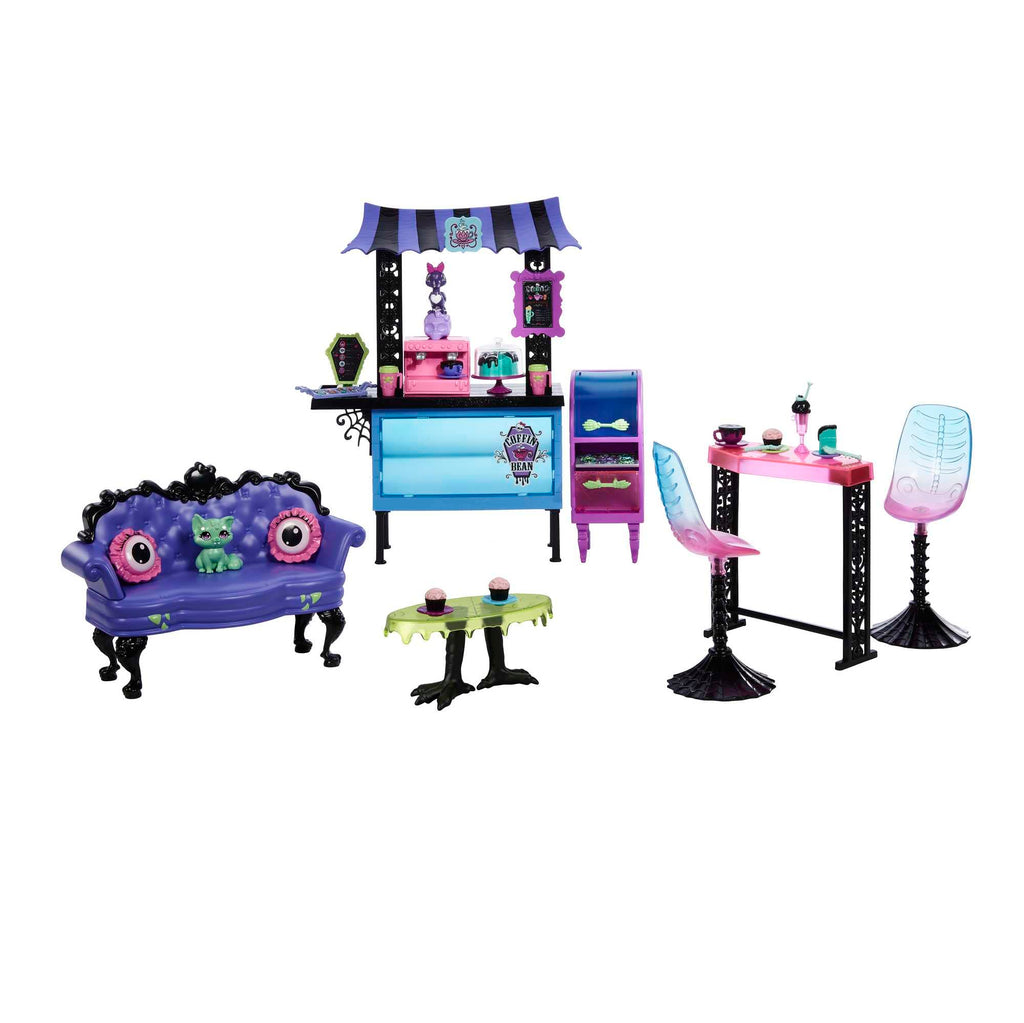 Playset with Cafe Furniture & Coffee Shop Accessories E71482