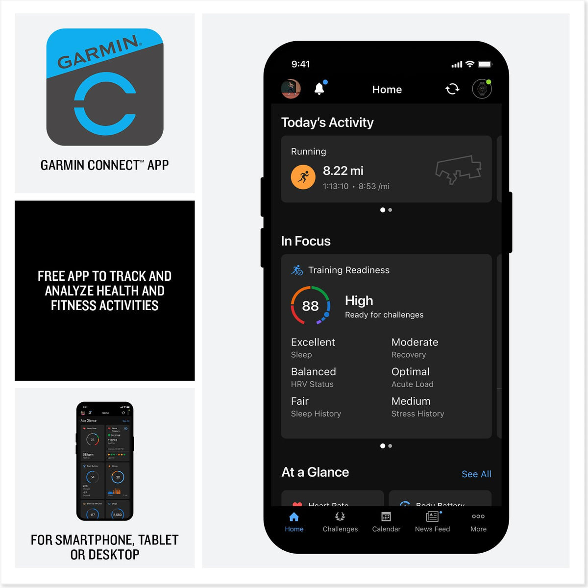 Black 51mm Smartwatch Q33952
