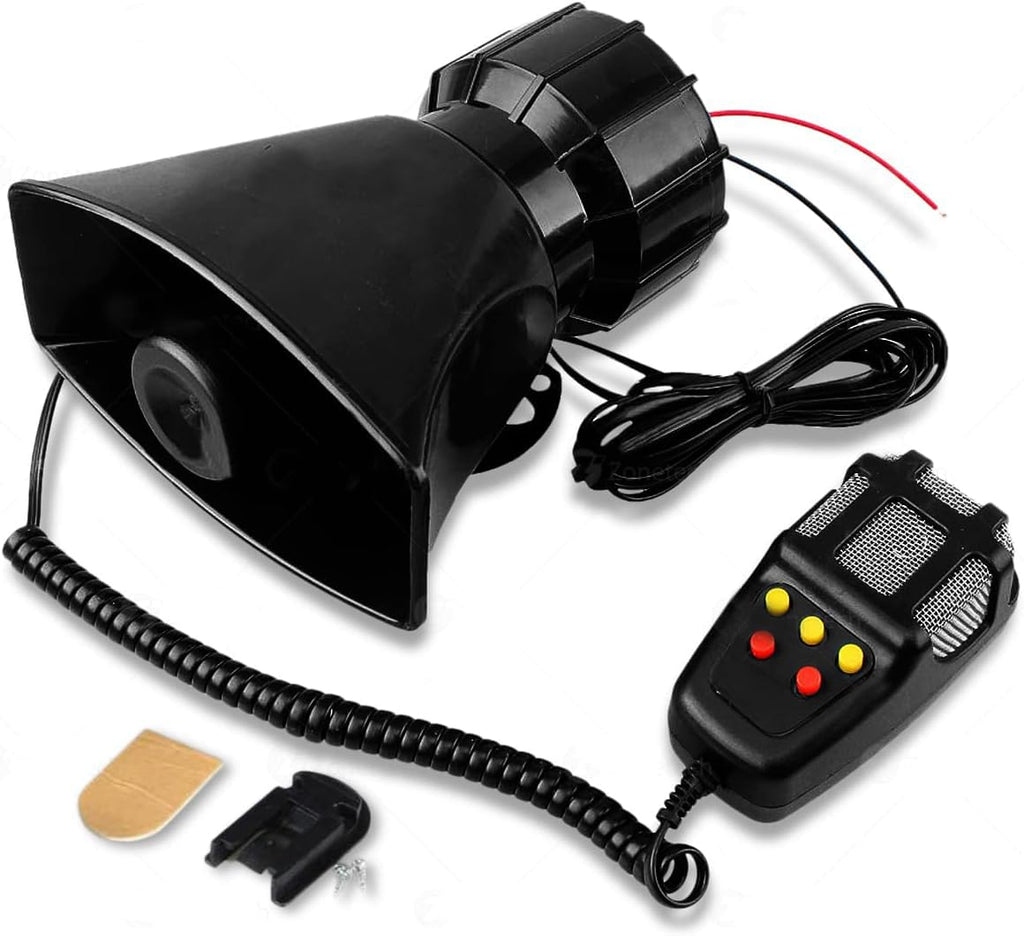Car Siren Horn with Mic PA Speaker System T30239