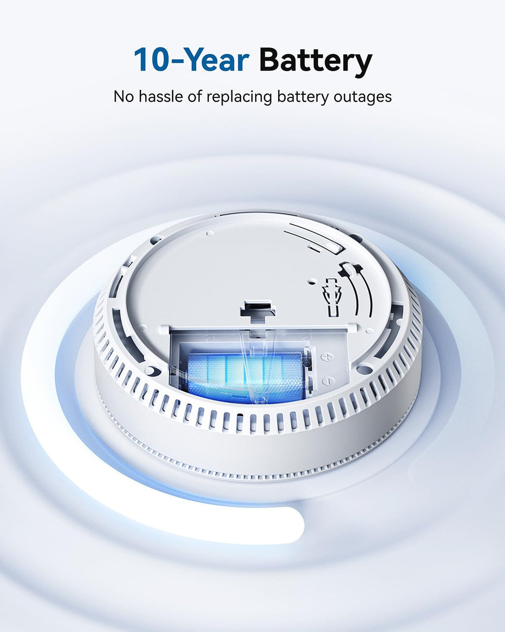 Smoke and Carbon Monoxide Detector Combo 10 Year Battery E536866