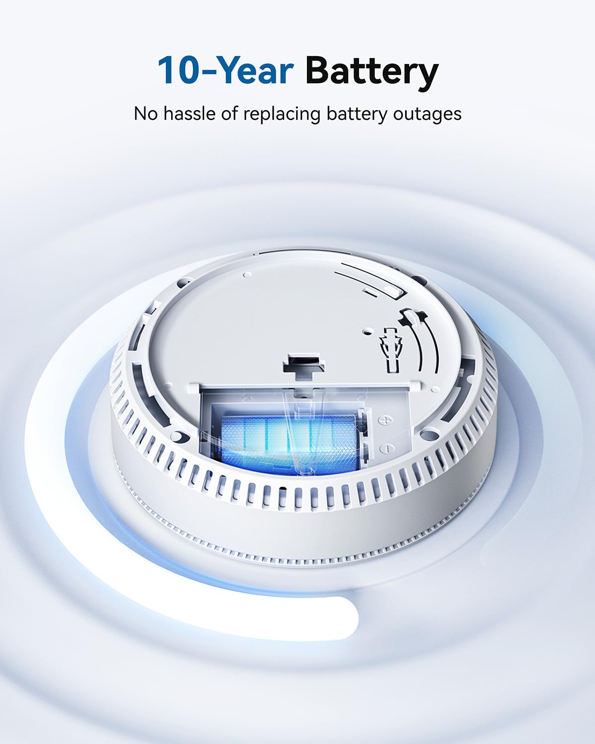Smoke and Carbon Monoxide Detector Combo 10 Year Battery E536866