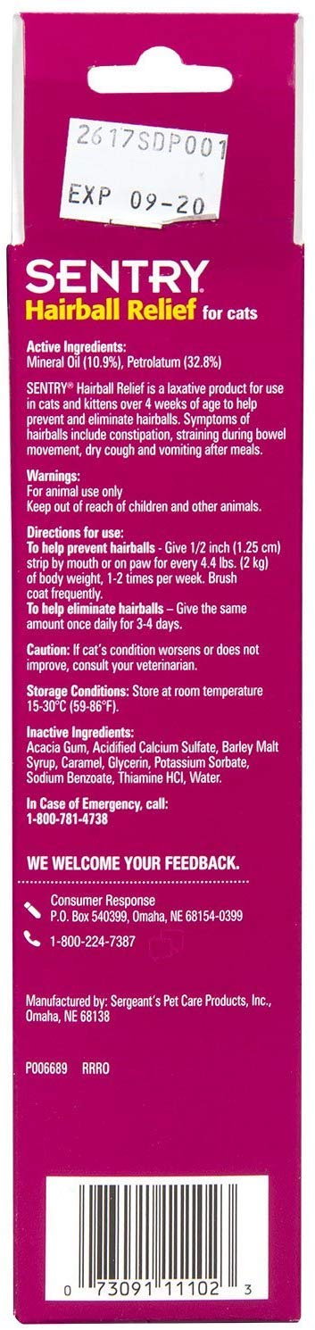Liquid Hairball Relief 4.4 oz Pack of 6 D823