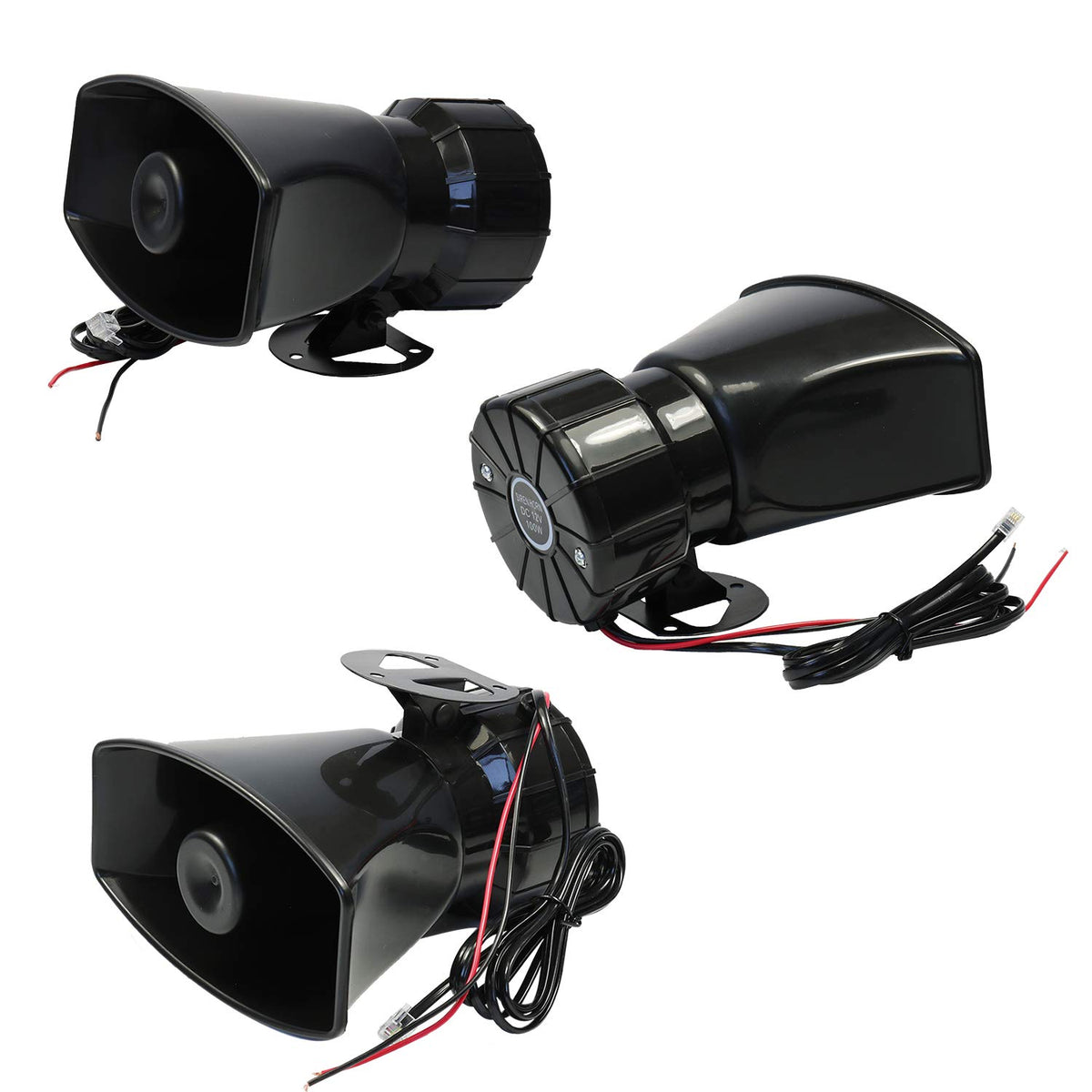 7 Tone 100W 12V Car Siren Horn with Microphone C3224