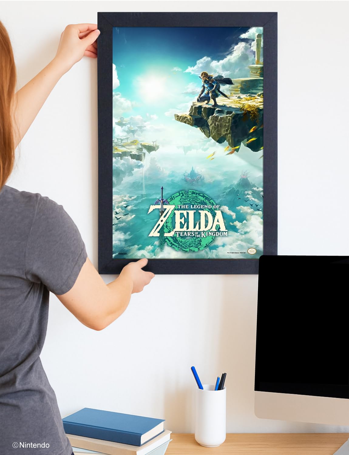 Zelda Poster 11 x 17 Frame Poster Wall Art I53350
