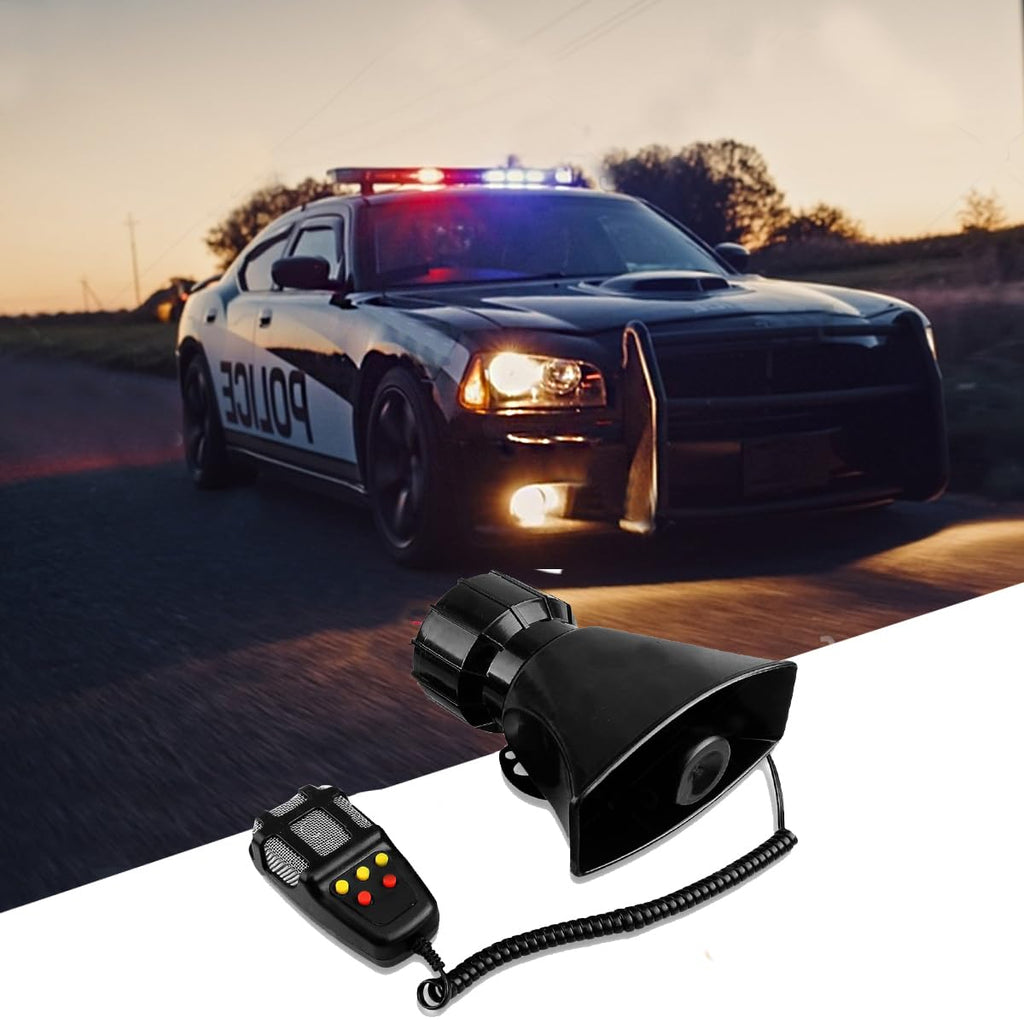 Car Siren Horn with Mic PA Speaker System T30239