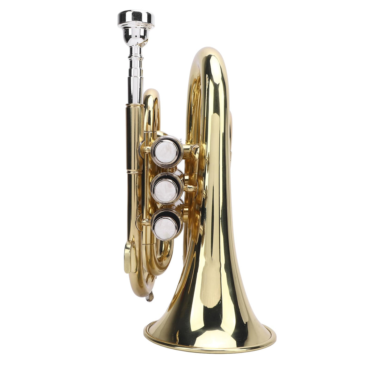 Bb Pocket Trumpet with 7C Mouthpiece and Hard Case N779