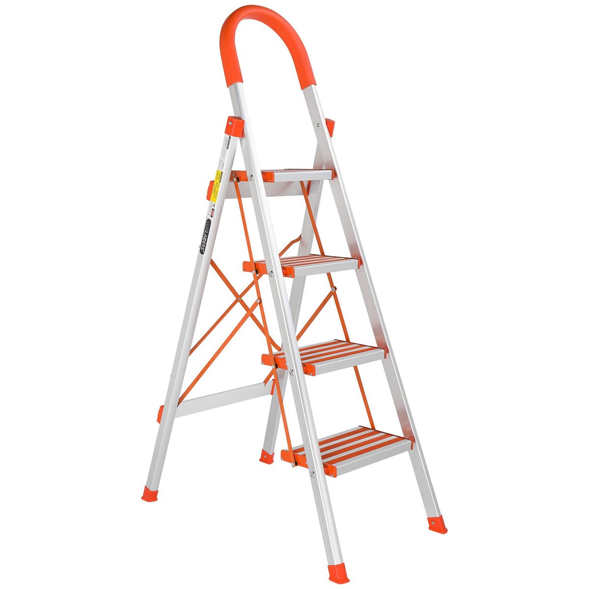 4 Step Aluminum Lightweight Folding Step Stool 350lbs M9160