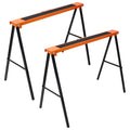 Folding Steel Saw Horses 2 Pack 275 lbs Capacity Q35431