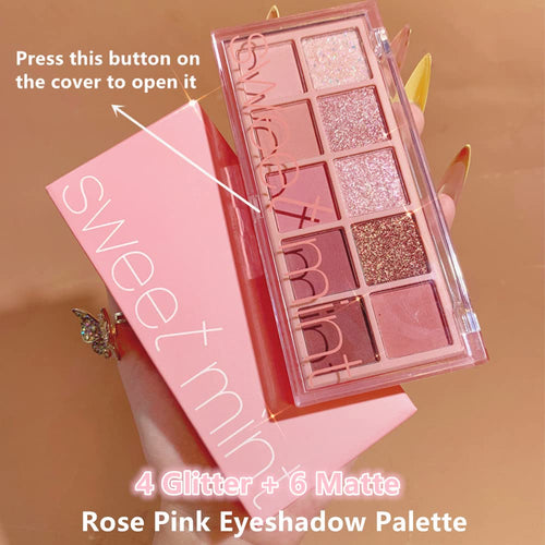 10 Colors Matte Glitter Shimmer Eyeshadow Palette P322012