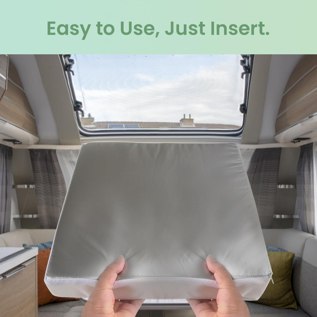 Waterproof Non Slip 14x14 In RV Vent Insulator and Camper Skylight Cover K826271