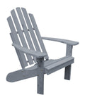 Gray Stained Cedar Wood Adirondack Chair F268