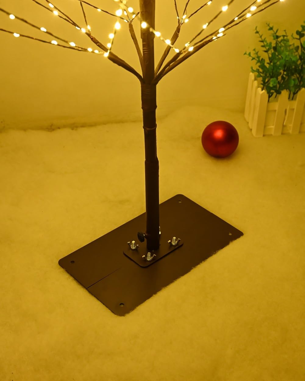 7 Feet 736L LED Artificial Christmas Tree Warm White V7399