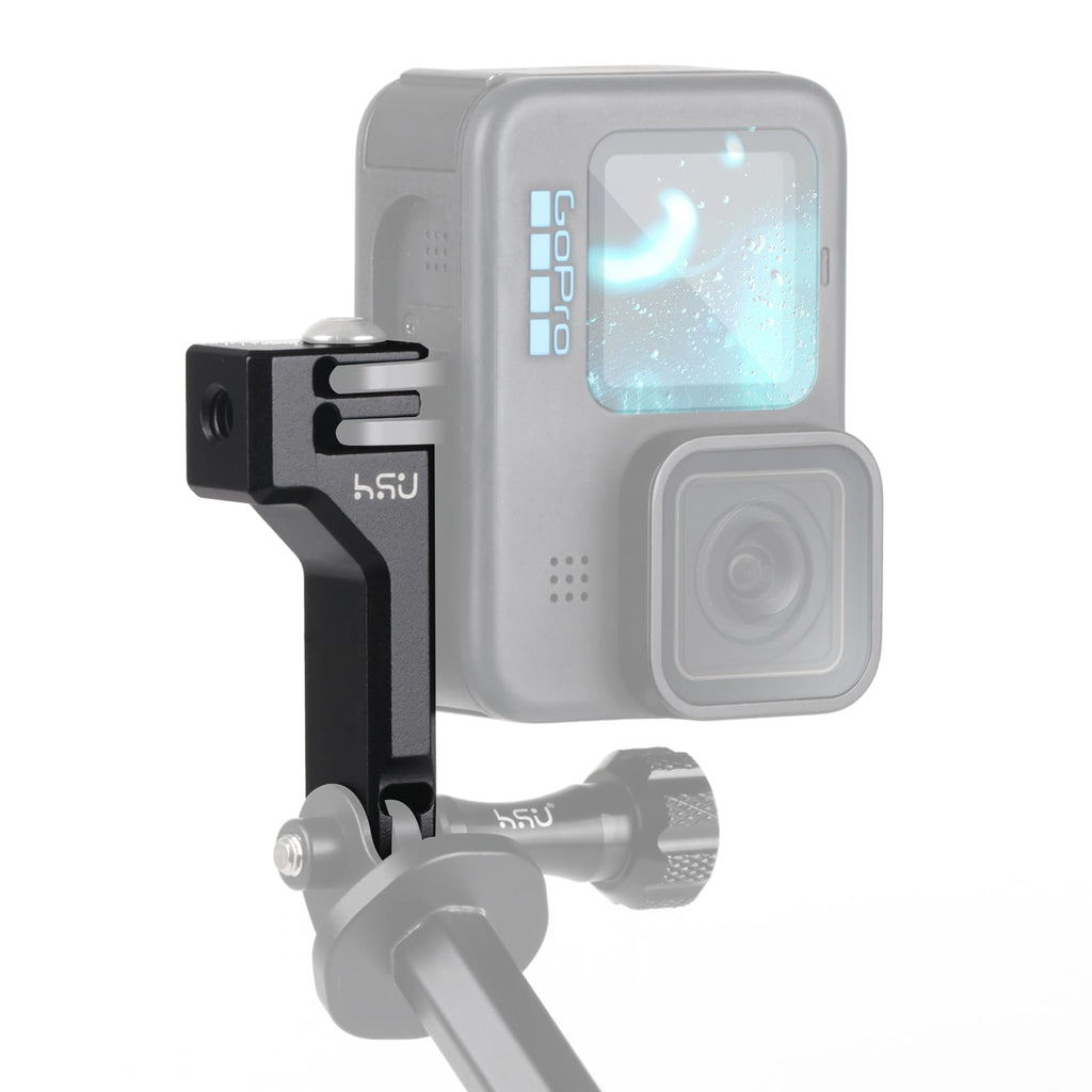 Aluminum Vertical Bracket Adapter with 1/4"- 20 Hole for Action Cameras V373