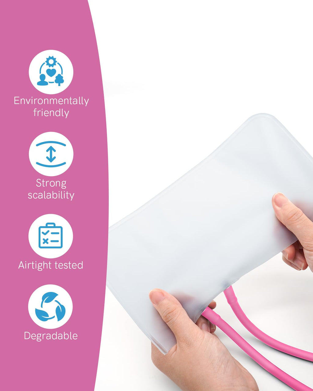 Pink Manual Blood Pressure Cuff K197560
