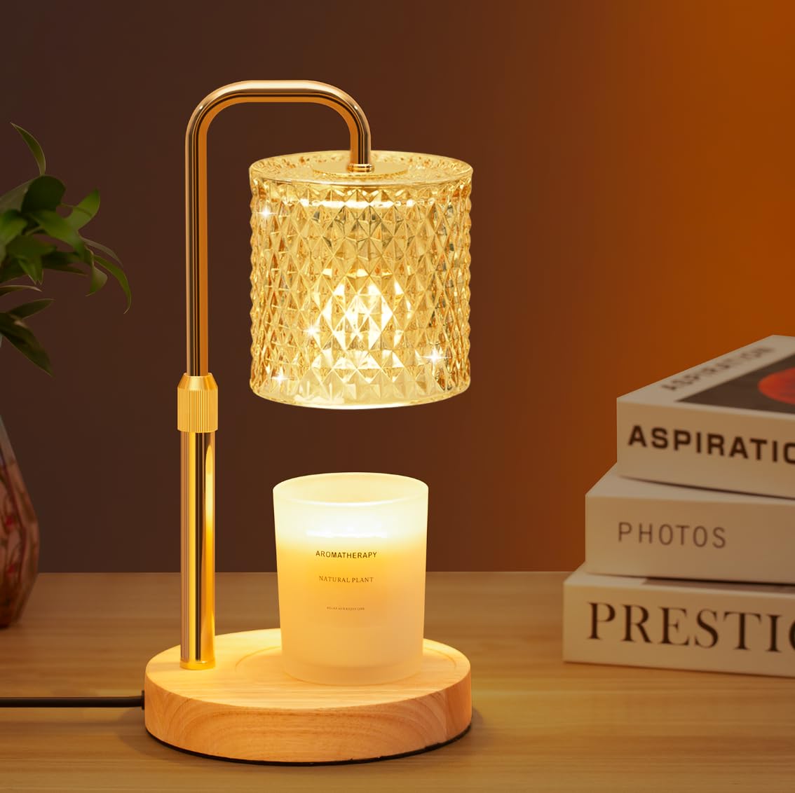 Dimmable Candle Warmer Lamp with Timer J812