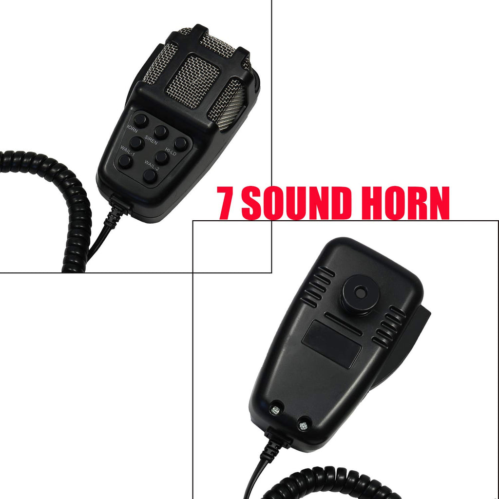7 Tone 100W 12V Car Siren Horn with Microphone C3224