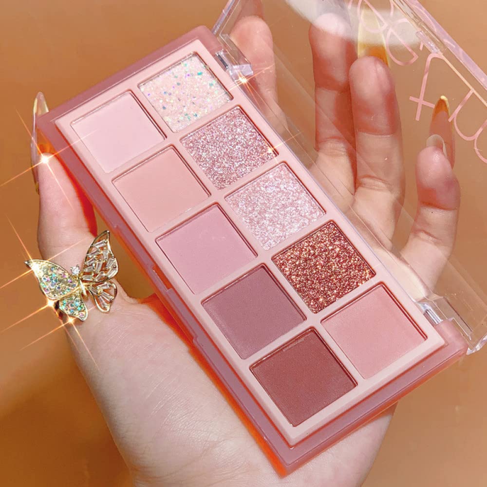 10 Colors Matte Glitter Shimmer Eyeshadow Palette P322012