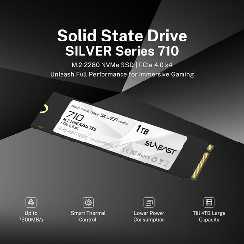 1TB M.2 2280 PCIe4.0 NVMe Internal SSD Z69382