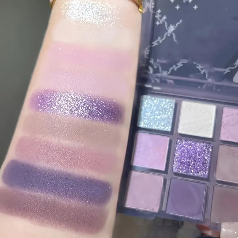 Taupe Eyeshadow Palette Set Matte Glitter Shimmer Natural Finish Z773114