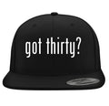Structured Flat Bill Snapback Cap S33576