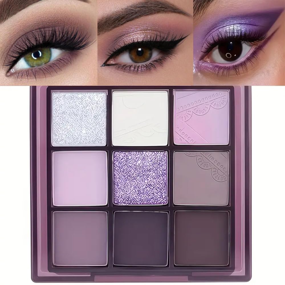 Taupe Eyeshadow Palette Set Matte Glitter Shimmer Natural Finish Z773114