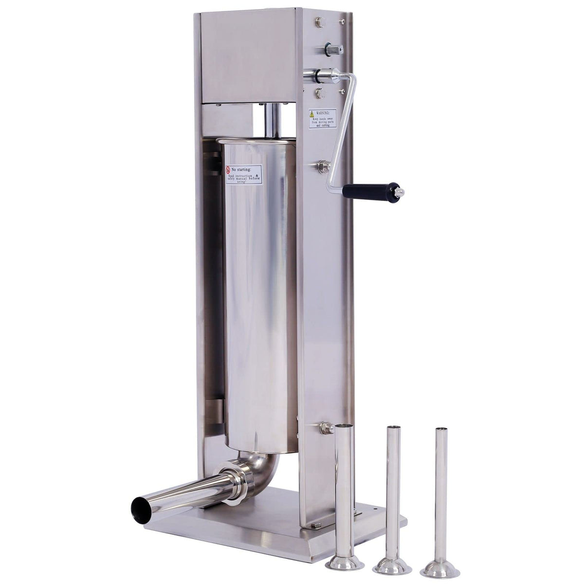 Stainless Steel 2 Speed Vertical Sausage Stuffer with 4 Nozzles O1960