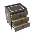 3-Drawer Bluetooth Speaker Nightstand Y7387