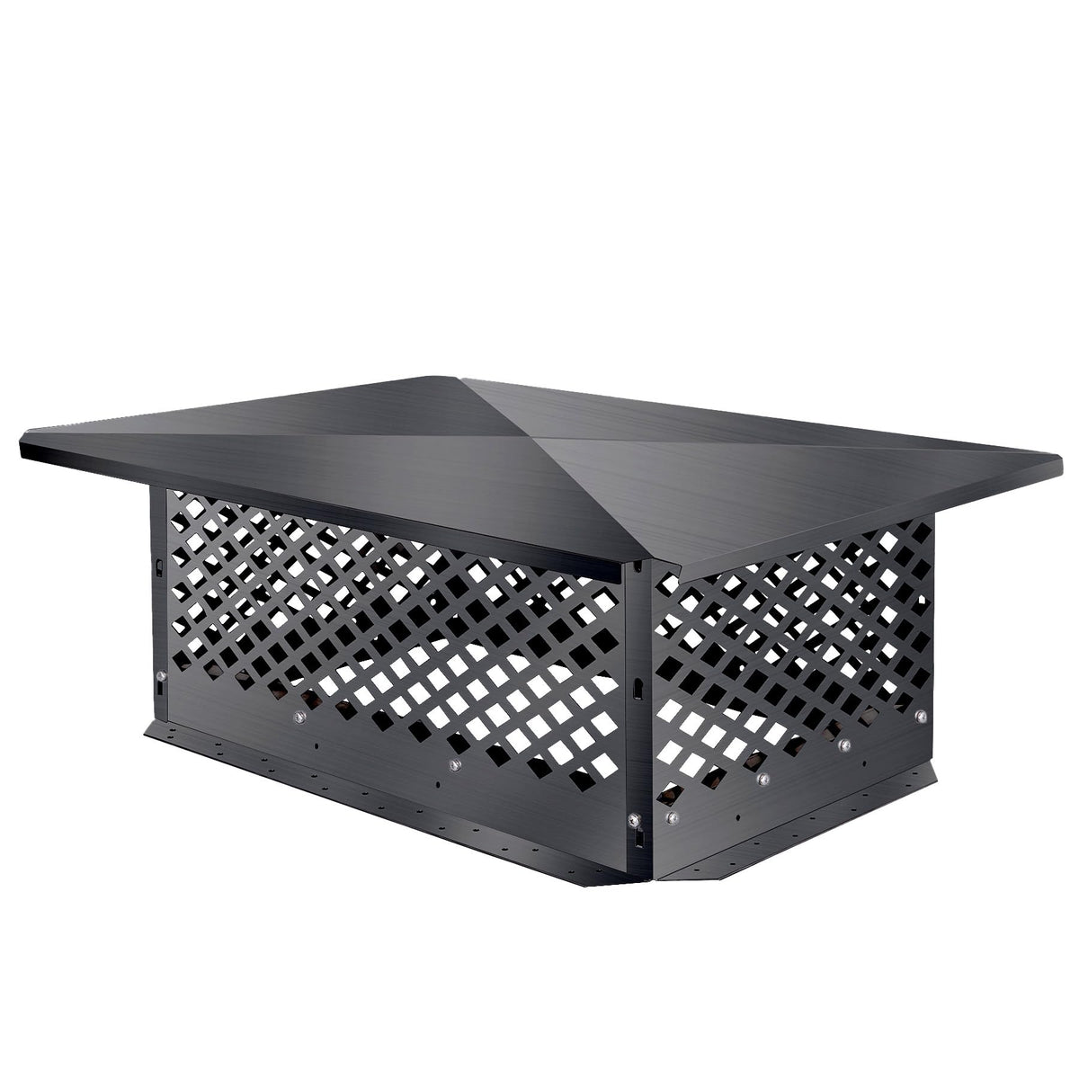 Black Alloy Steel Chimney Cap F904
