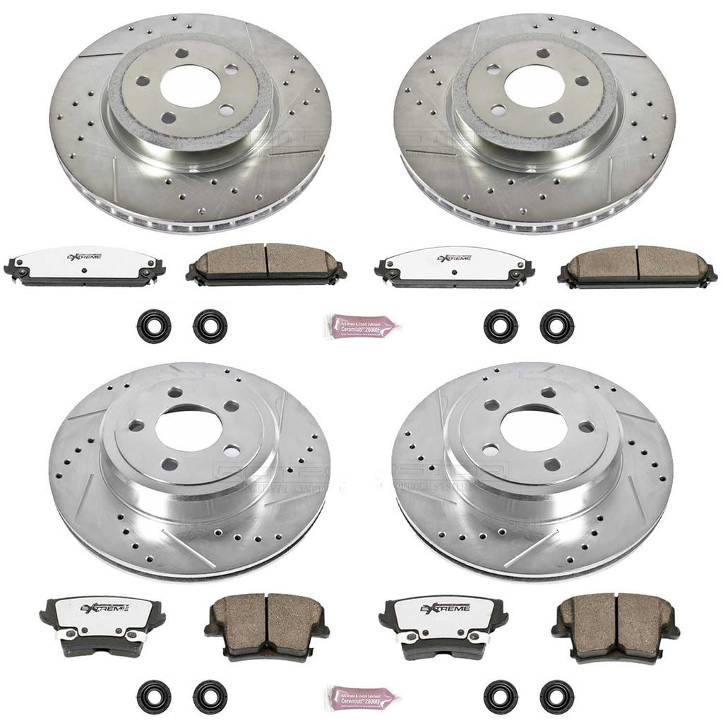 Brake Pad Rotor Kit Front Rear T79715