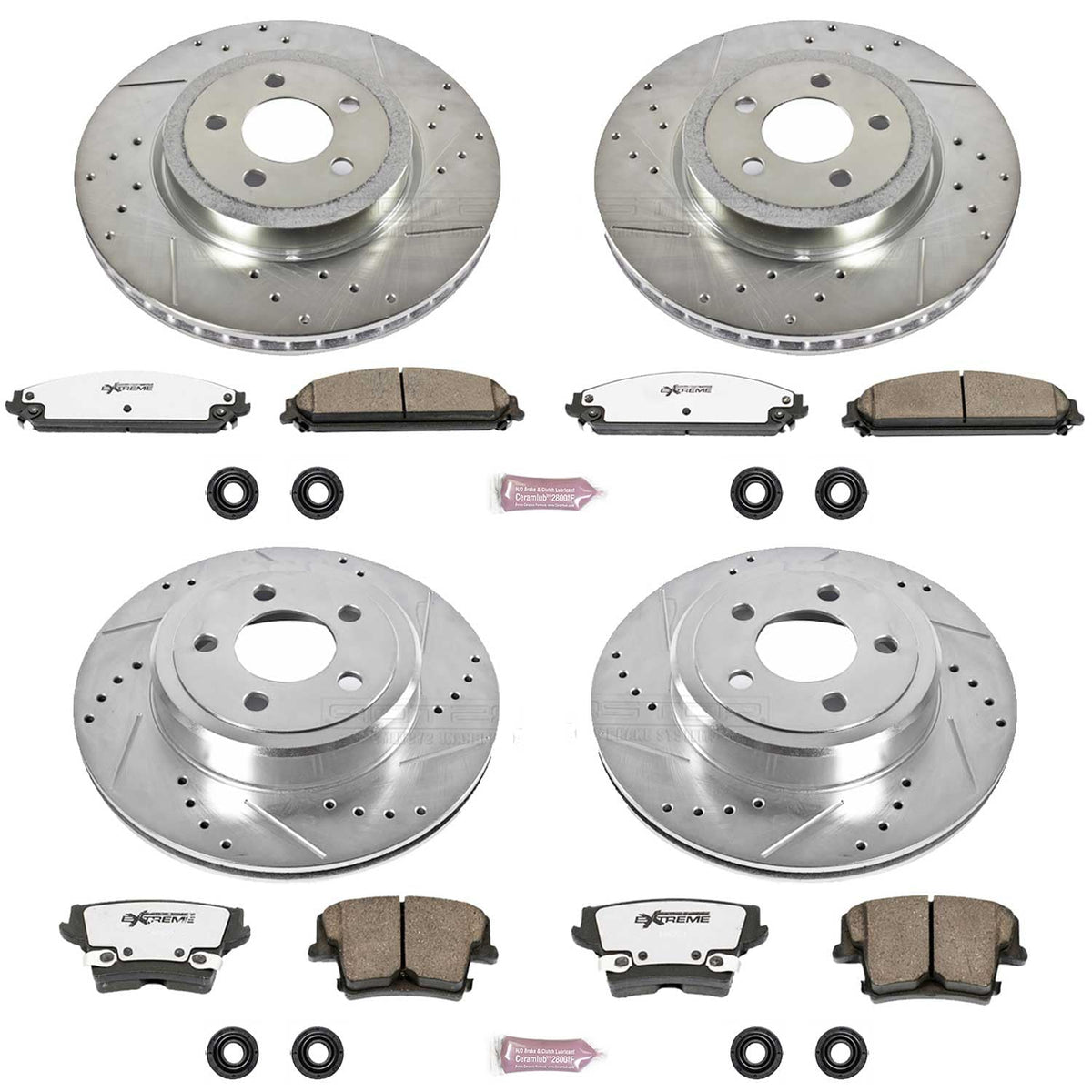 Brake Pad Rotor Kit Front Rear T79715