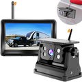 Solar Magnetic Wireless Backup Camera with 5" 1080P Monitor G7310