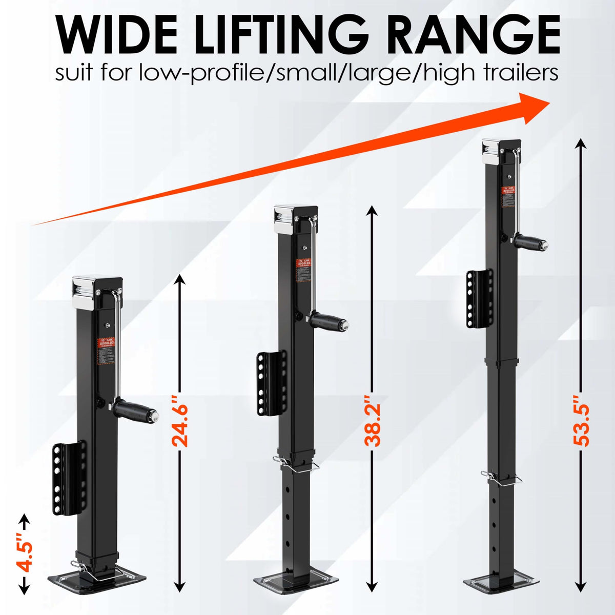 8000 lbs Trailer Jack J9061