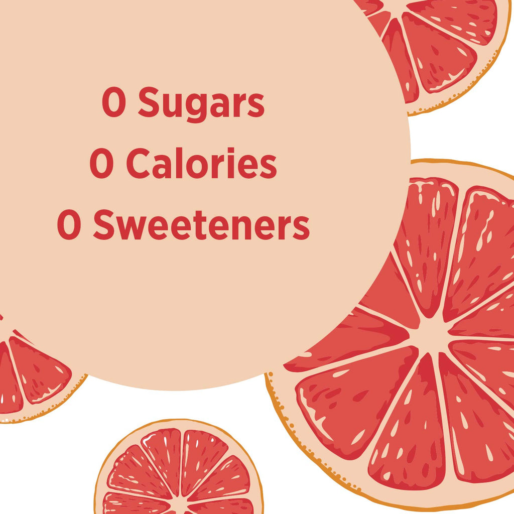 Sparkling Water, Red Ruby Grapefruit, 16.9 Fl Oz, Pack of 8 I650