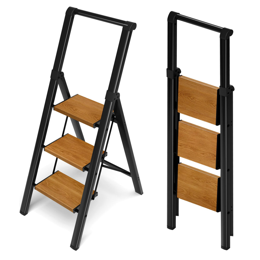 3 Step Aluminum Foldable Step Stool K71297