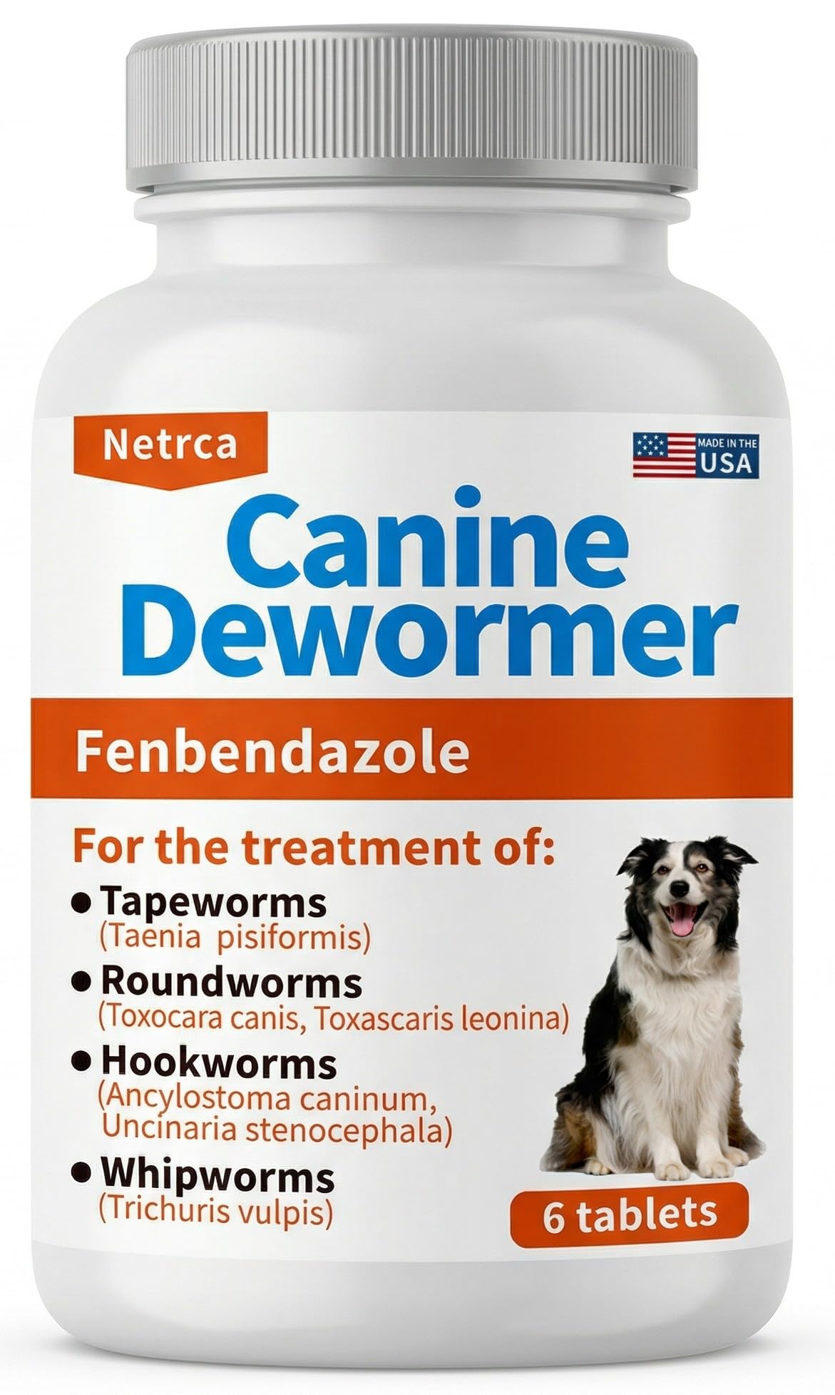 Fenbendazole Tablets for Dogs 6 Tablets I17076