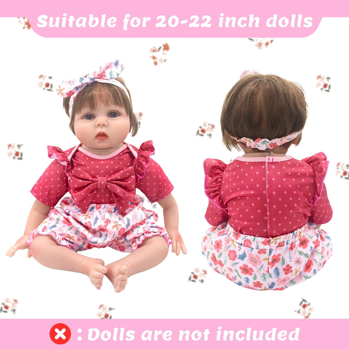 Reborn Doll Clothes for 20-22 Inch Dolls G14327