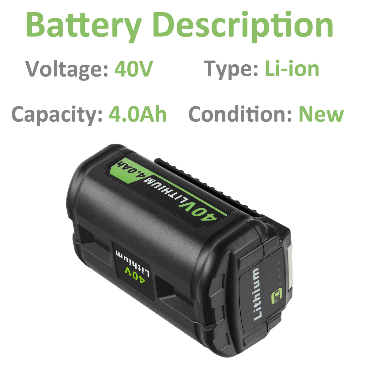 40V Replacement Battery X683