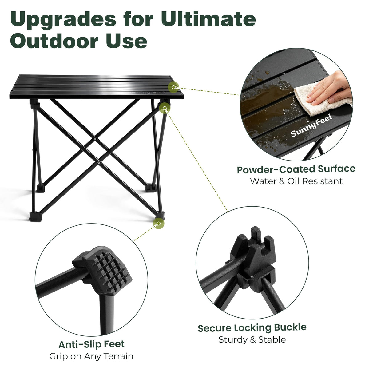 Ultralight Portable Folding Camping Table T241933