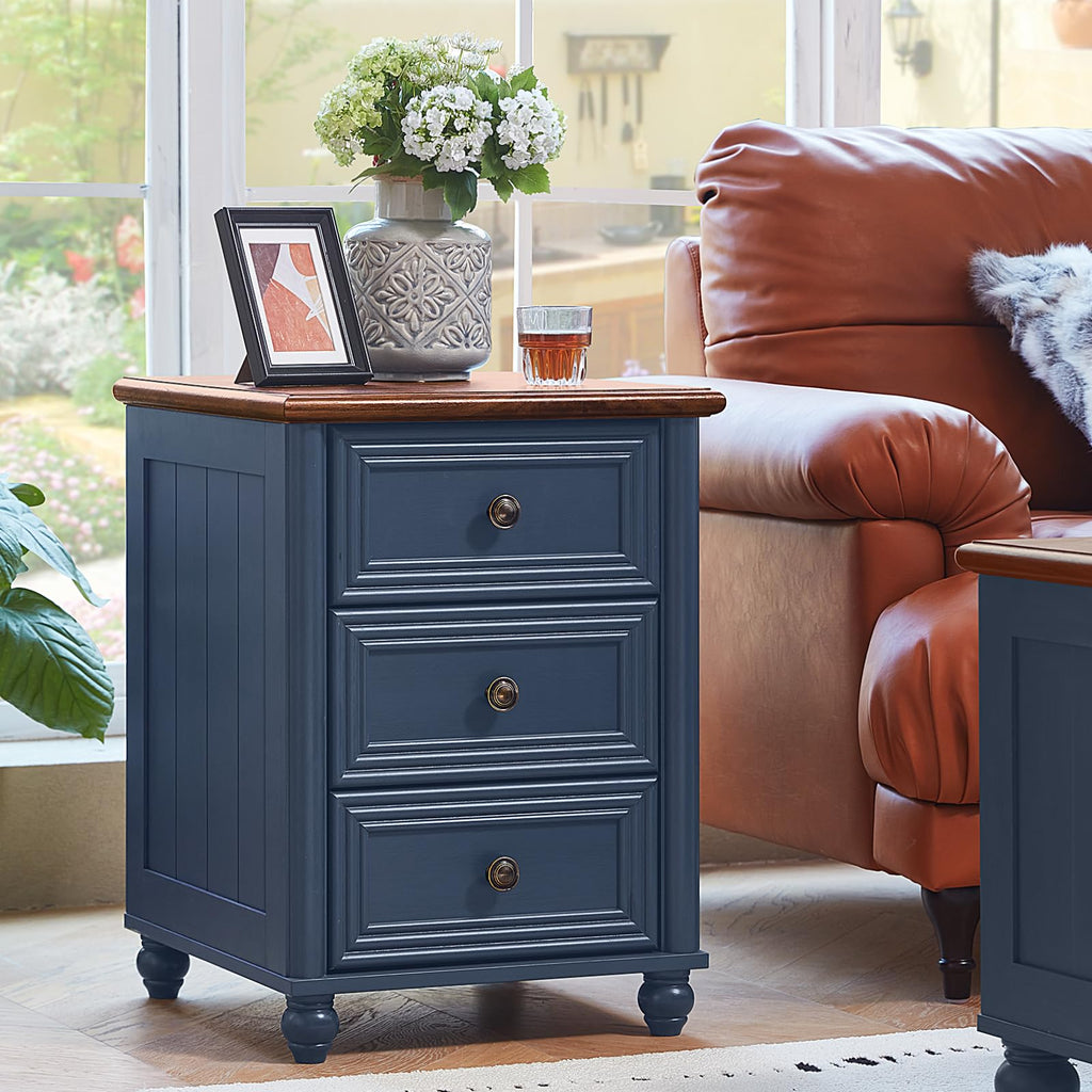 18" Night Stand with 3 Drawers O328