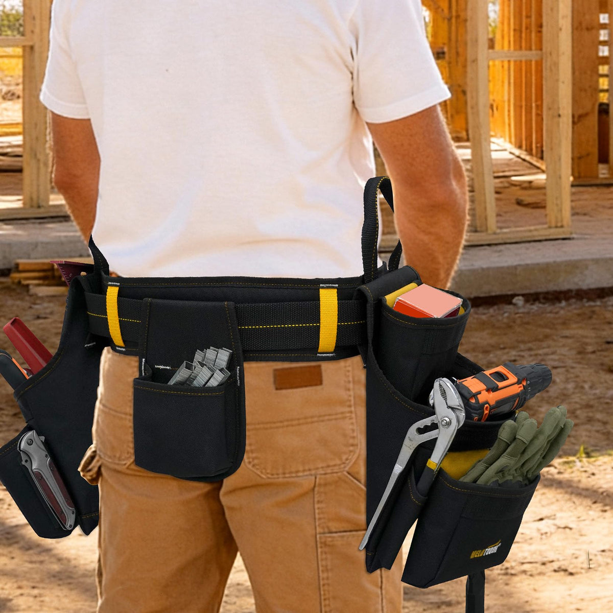 Tool Belt Organizer with 21 Pockets B880306