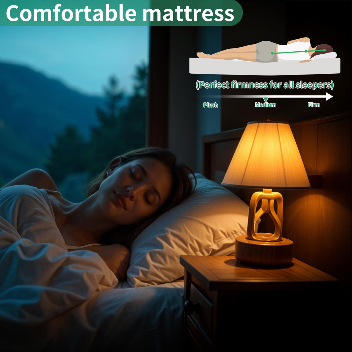 Folding Bed with Mattress, 5-Inch Memory Foam, 500lbs Capacity, Metal Frame G13973