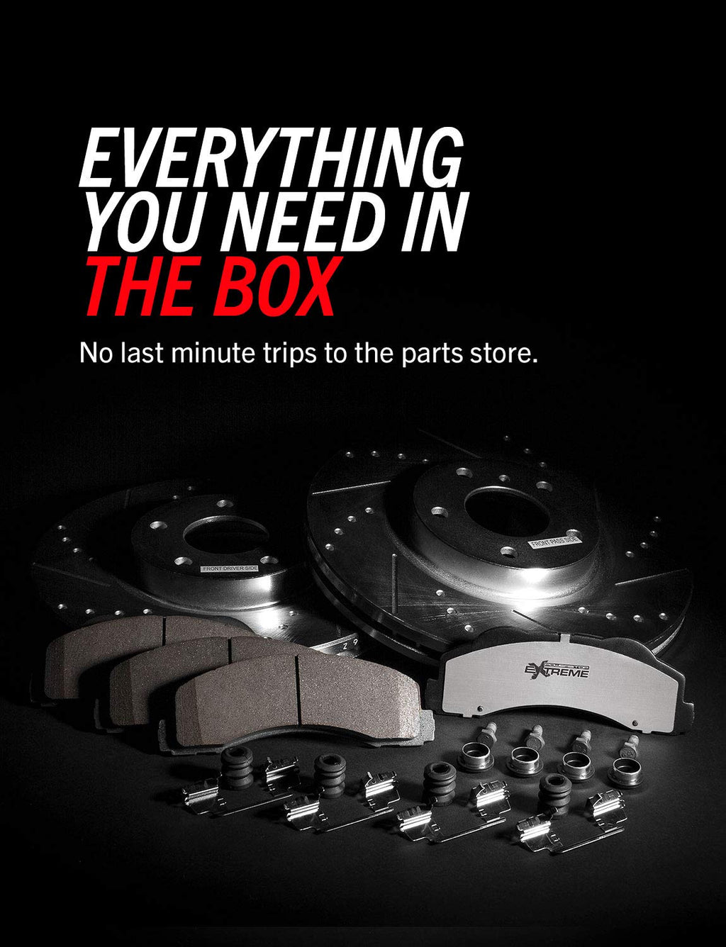 Brake Pad Rotor Kit Front Rear T79715